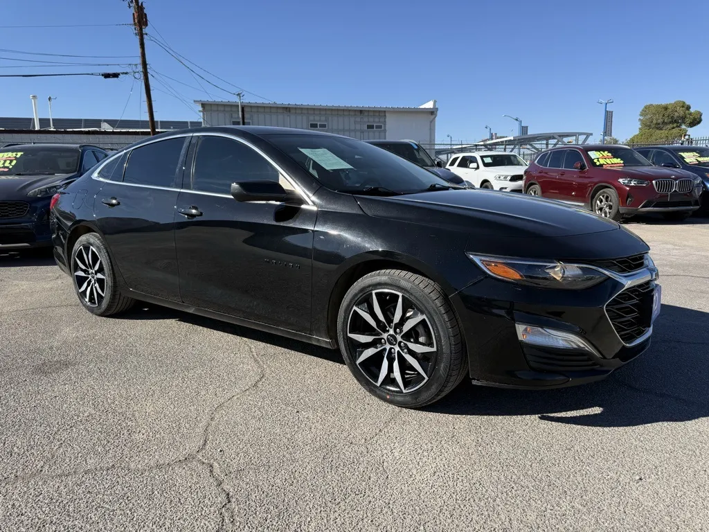 Black 2022 Chevrolet Malibu RS for sale in El Paso, TX
