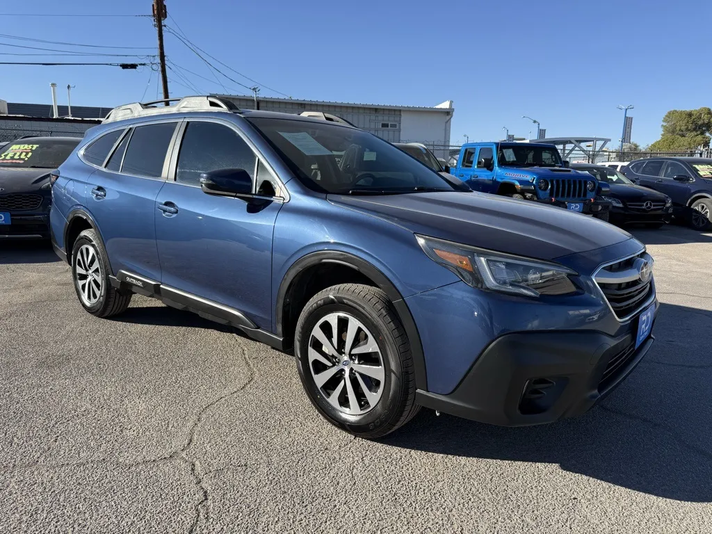 Blue 2021 Subaru Outback Premium for sale in El Paso, TX