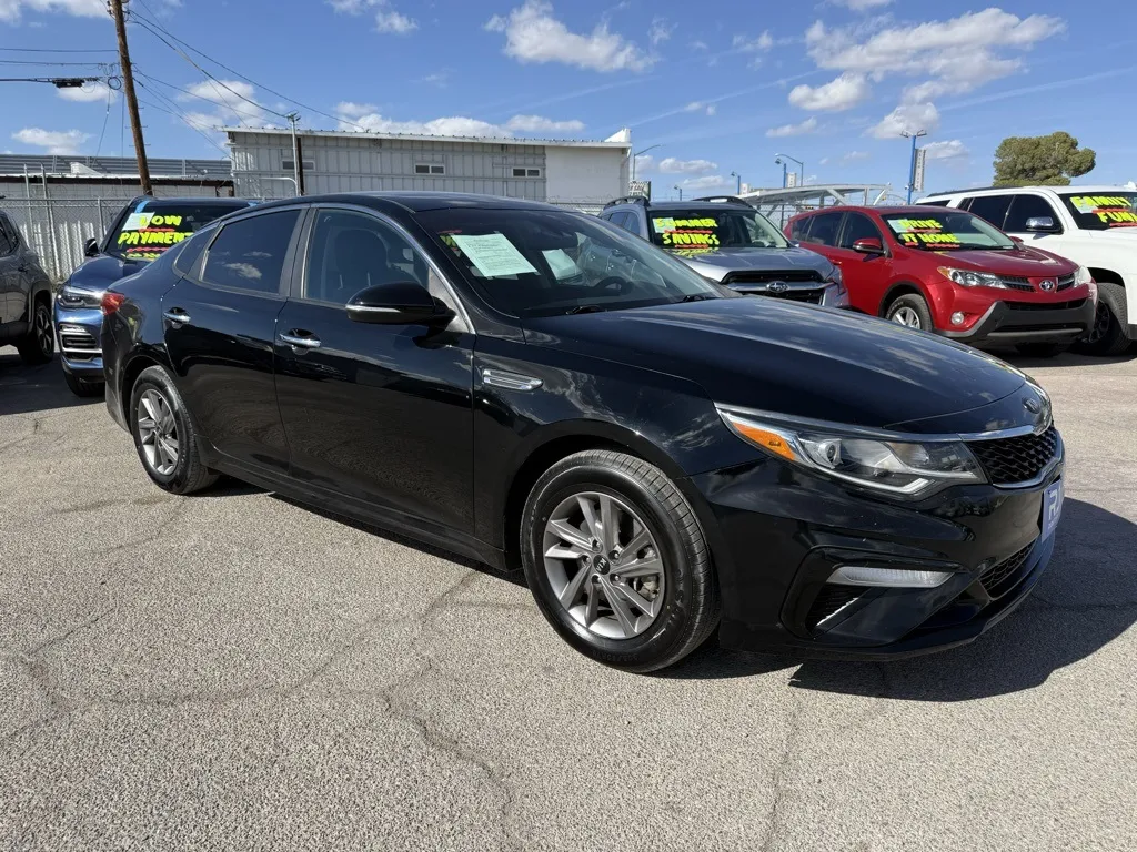 Black 2020 Kia Optima LX for sale in El Paso, TX