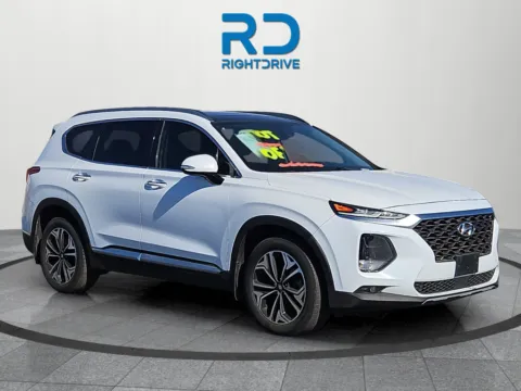White 2019 Hyundai Santa Fe Limited for sale in El Paso, TX