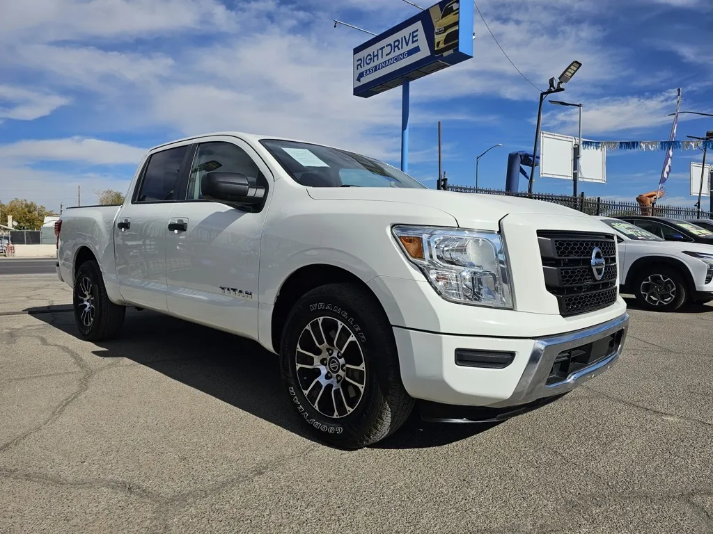 White 2022 Nissan Titan SV for sale in El Paso, TX