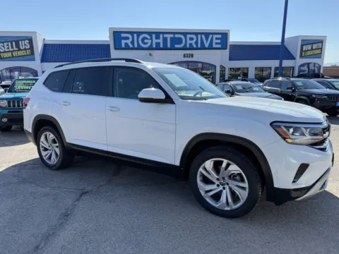 White 2022 Volkswagen Atlas 3.6L V6 SE w/Technology for sale in El Paso, TX
