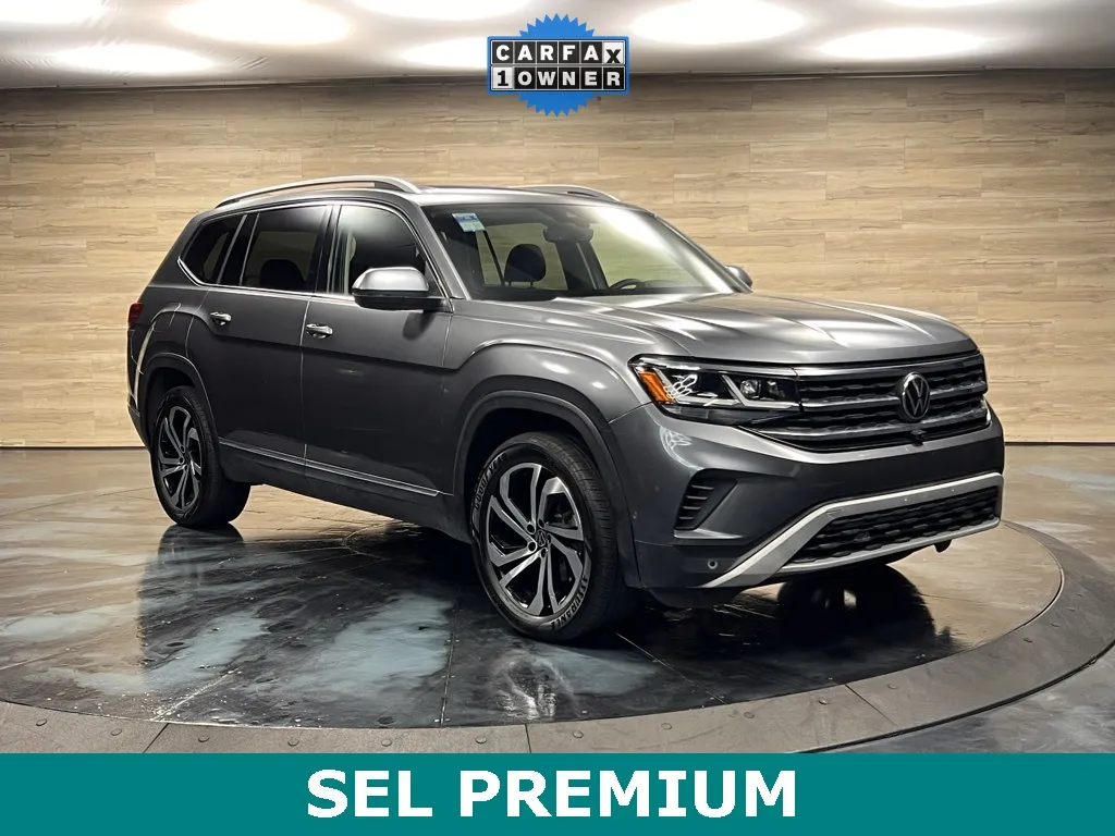 Gray 2021 Volkswagen Atlas SEL Premium for sale in Salt Lake City, UT