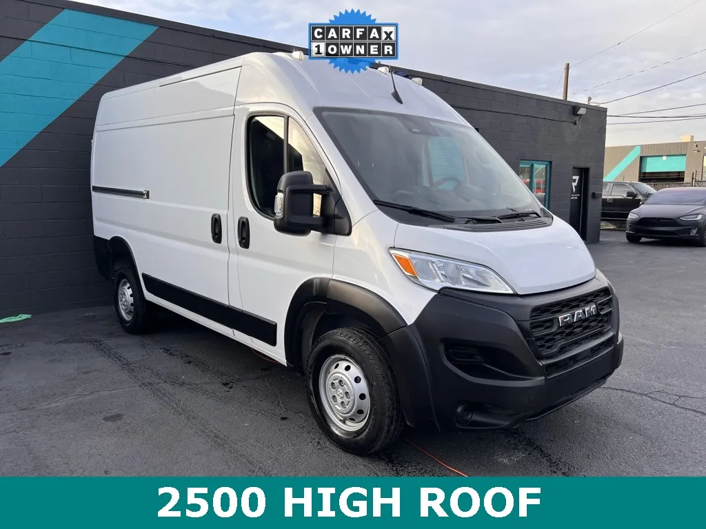 White 2023 Ram ProMaster 2500 High Roof for sale in Salt Lake City, UT