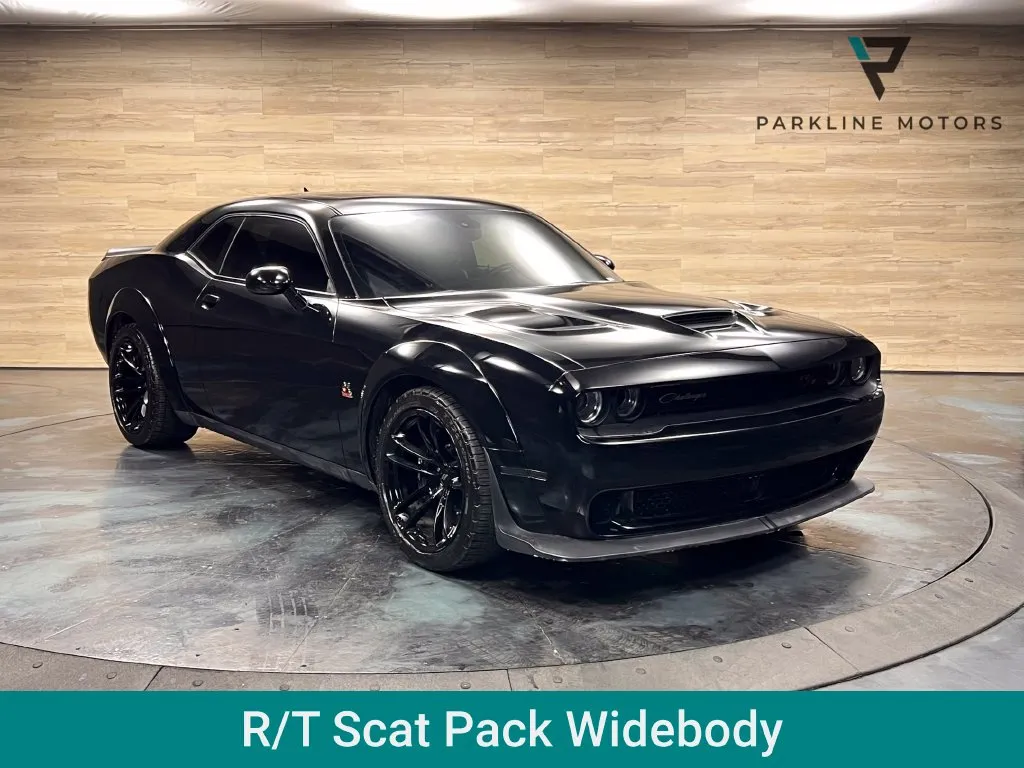 Black 2022 Dodge Challenger R/T Scat Pack Widebody for sale in Salt Lake City, UT
