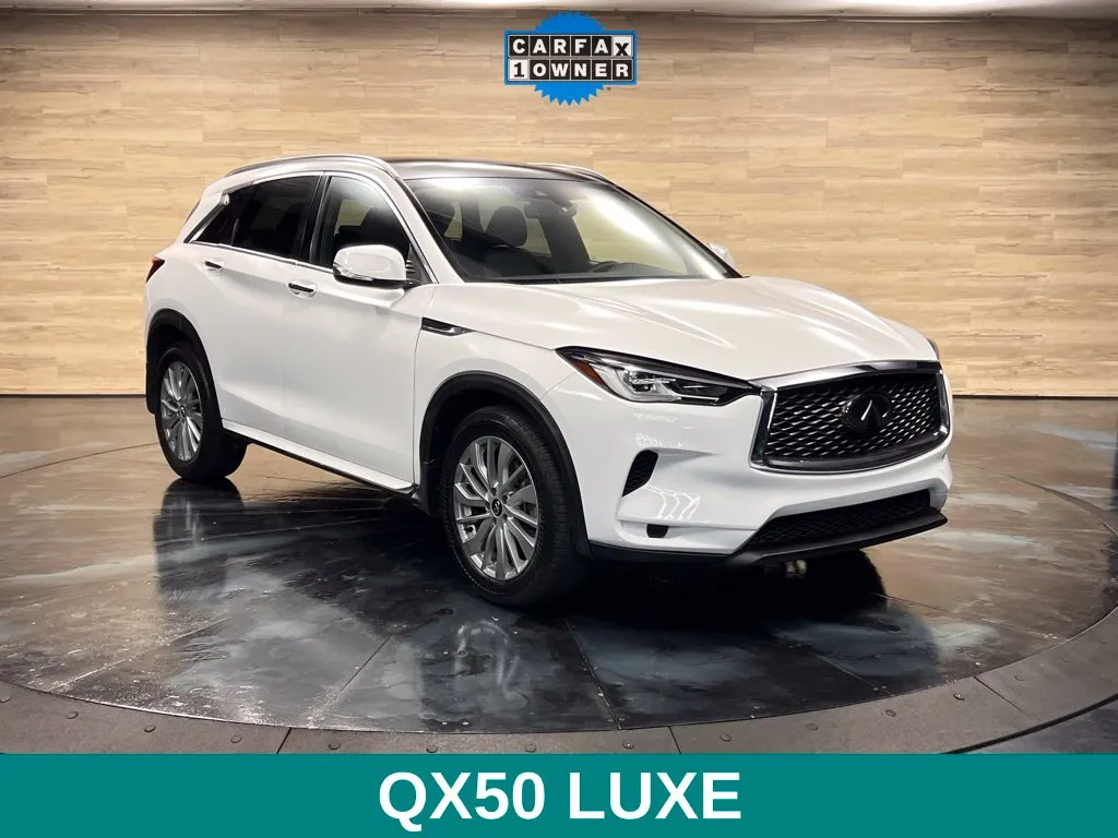 White 2024 INFINITI QX50 LUXE for sale in Salt Lake City, UT