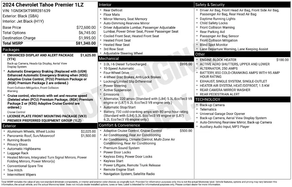 Chevrolet Tahoe photo 12