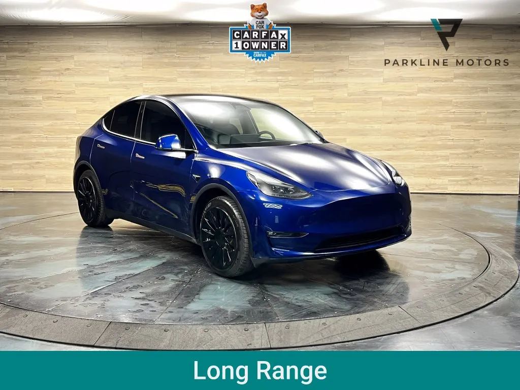 Blue 2025 Tesla Model Y Long Range for sale in Salt Lake City, UT