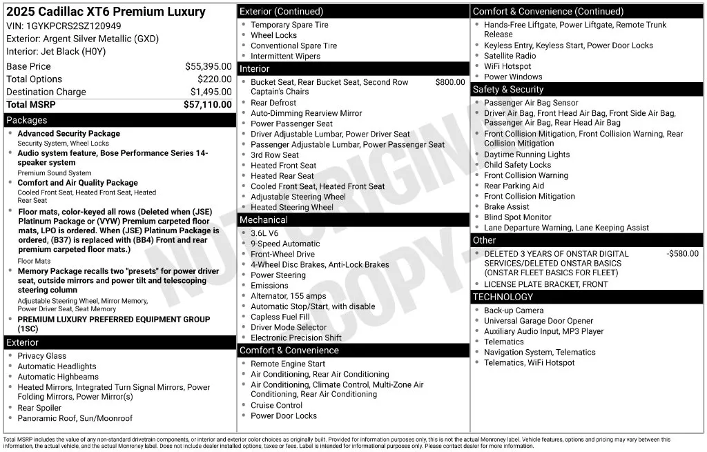 Cadillac XT6 photo 11