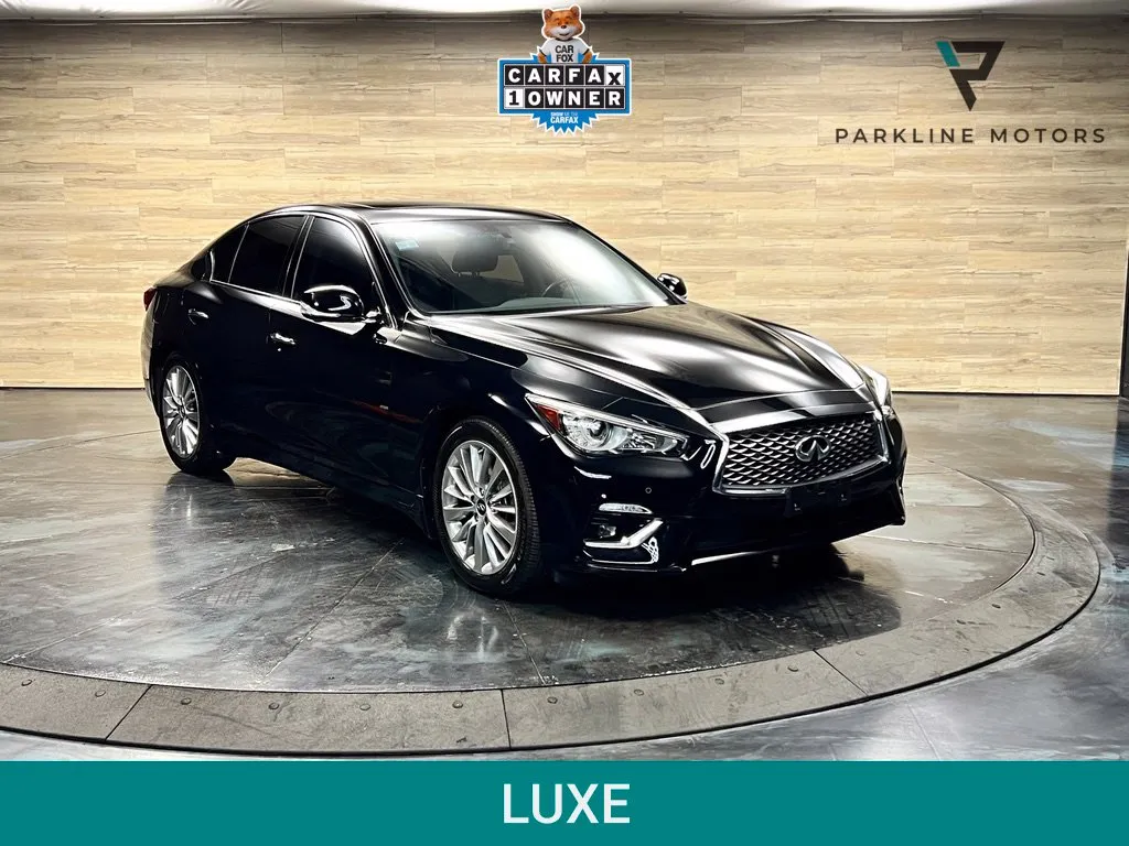 Black 2024 INFINITI Q50 LUXE for sale in Salt Lake City, UT