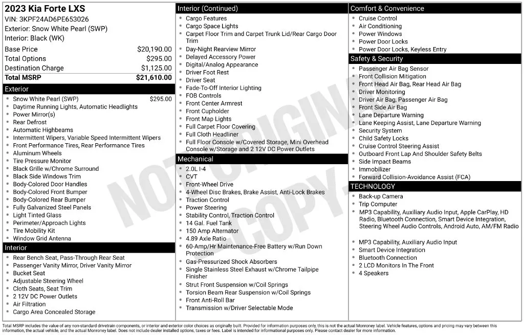 Kia Forte photo 11