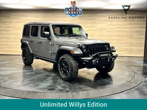 Gray 2022 Jeep Wrangler Unlimited Willys for sale in Salt Lake City, UT