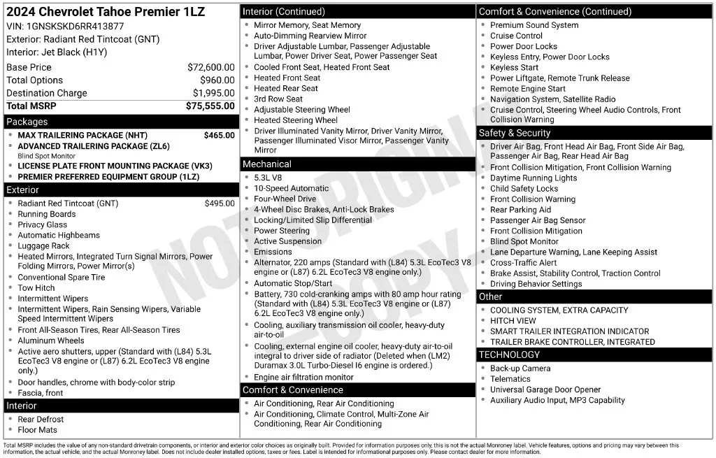 Chevrolet Tahoe photo 11