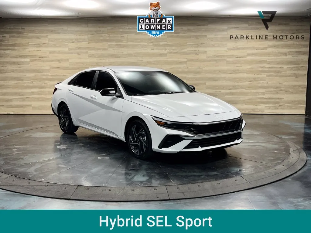 White 2025 Hyundai Elantra Hybrid SEL Sport for sale in Salt Lake City, UT