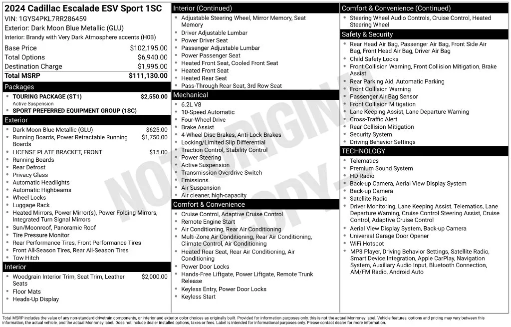 Cadillac Escalade ESV photo 12