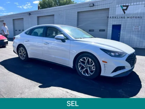White 2021 Hyundai Sonata SEL for sale in Salt Lake City, UT