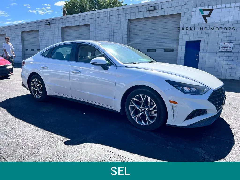 White 2021 Hyundai Sonata SEL for sale in Salt Lake City, UT