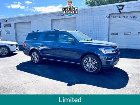 Blue 2022 Ford Expedition Max Limited for sale in Salt Lake City, UT