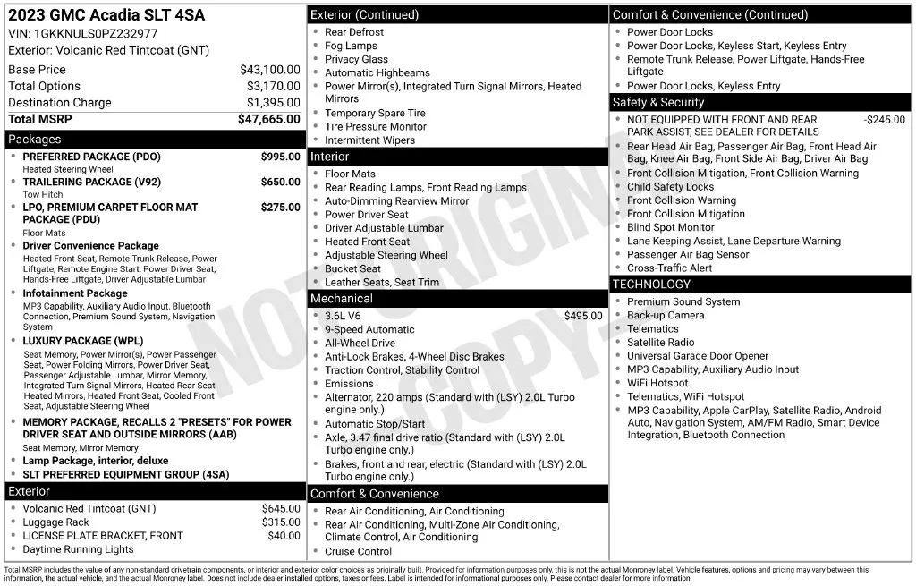 GMC Acadia photo 12