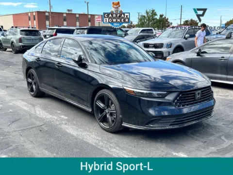 Black 2024 Honda Accord Hybrid Sport-L for sale in Salt Lake City, UT