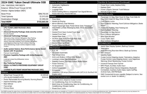More photos of 2024 GMC Yukon Denali Ultimate at Parkline Motors, UT
