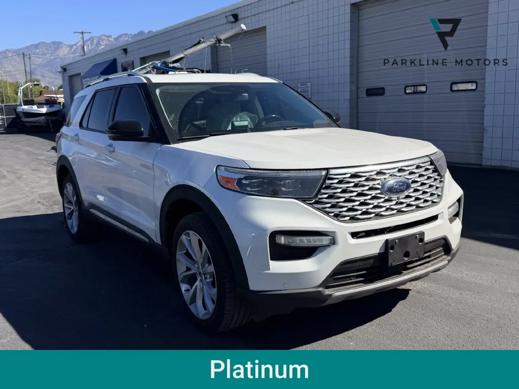 White 2023 Ford Explorer Platinum for sale in Salt Lake City, UT