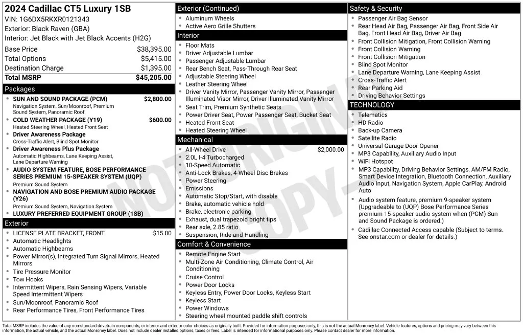 Cadillac CT5 photo 4