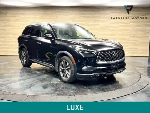 Black 2023 INFINITI QX60 LUXE for sale in Salt Lake City, UT