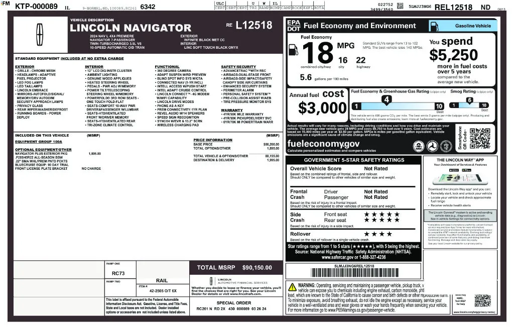 Lincoln Navigator L photo 3