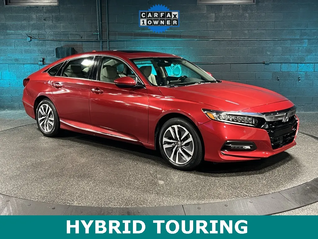 Red 2019 Honda Accord Hybrid Touring for sale in Salt Lake City, UT