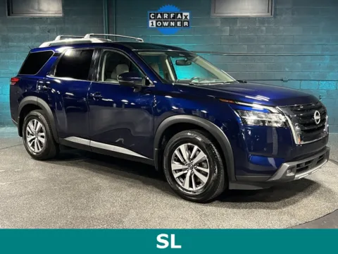 Blue 2022 Nissan Pathfinder SL for sale in Salt Lake City, UT