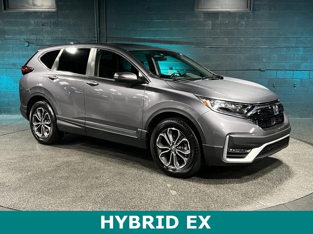 Gray 2021 Honda CR-V Hybrid EX for sale in Salt Lake City, UT