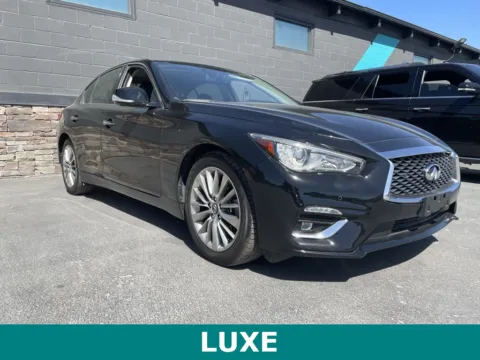 Black 2021 INFINITI Q50 3.0t LUXE for sale in Salt Lake City, UT
