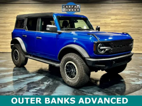 Blue 2022 Ford Bronco Outer Banks for sale in Salt Lake City, UT