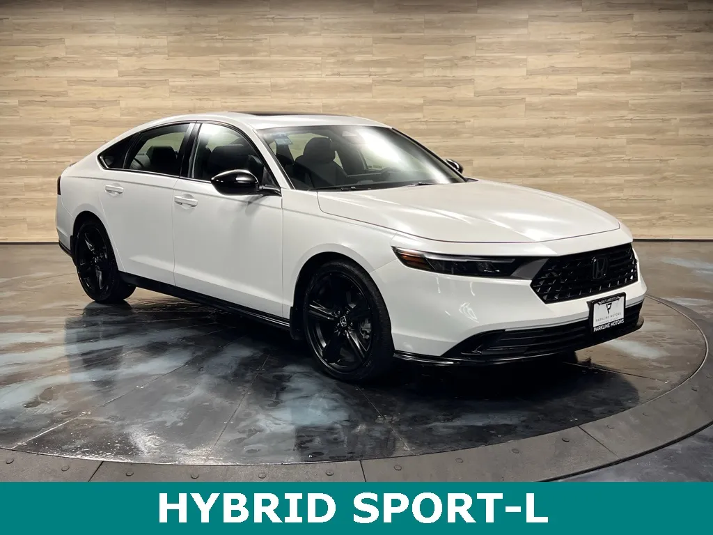 White 2025 Honda Accord Hybrid Sport-L for sale in Salt Lake City, UT