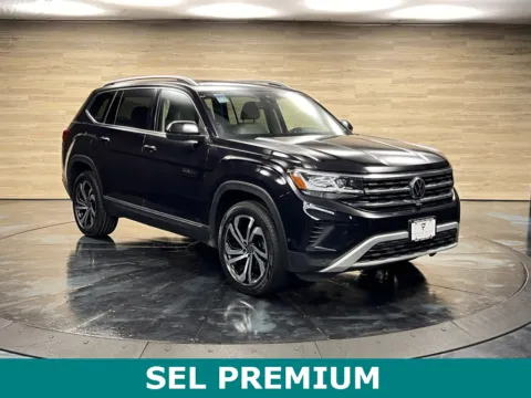 Black 2021 Volkswagen Atlas SEL Premium for sale in Salt Lake City, UT