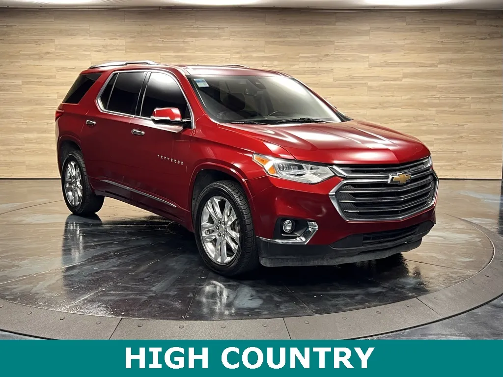 Red 2019 Chevrolet Traverse High Country for sale in Salt Lake City, UT