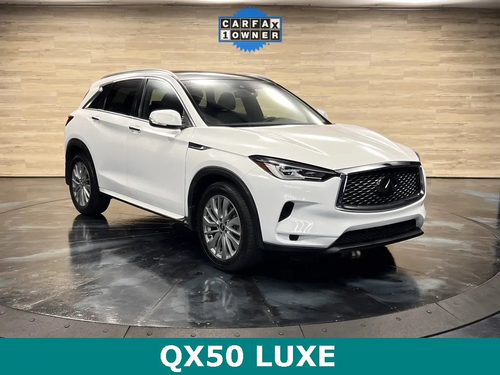 White 2024 INFINITI QX50 LUXE for sale in Salt Lake City, UT