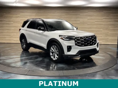 White 2025 Ford Explorer Platinum for sale in Salt Lake City, UT