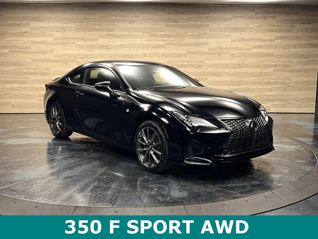 Black 2021 Lexus RC 350 F Sport for sale in Salt Lake City, UT