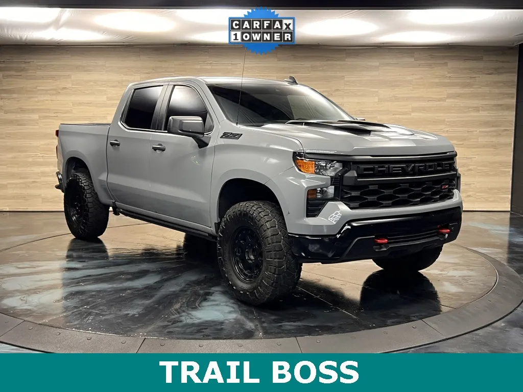 Gray 2024 Chevrolet Silverado 1500 Custom Trail Boss for sale in Salt Lake City, UT