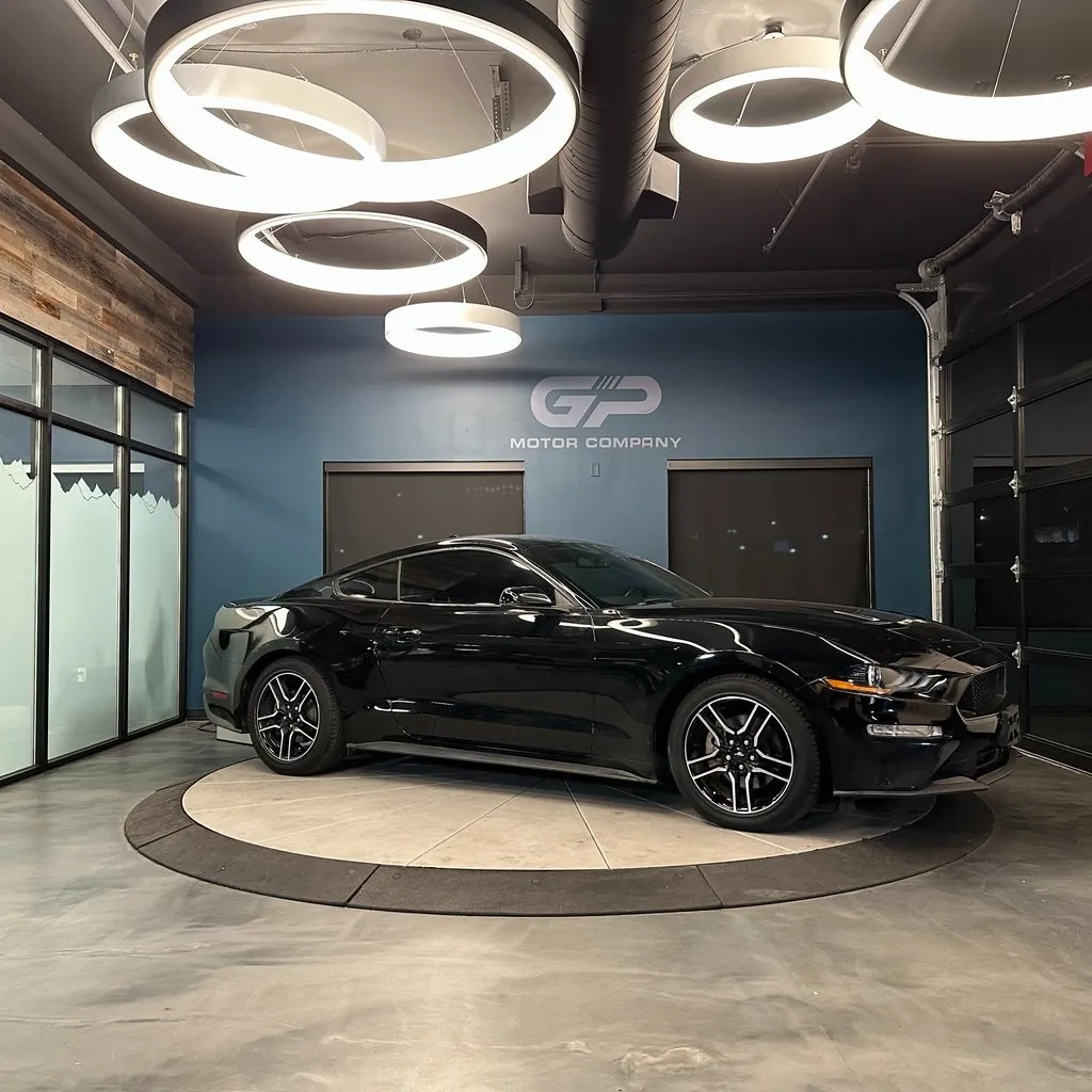 Black 2020 Ford Mustang EcoBoost Premium for sale in Kaysville, UT