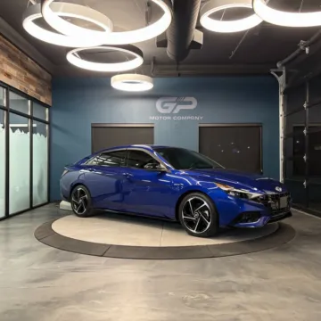 Blue 2021 Hyundai Elantra N Line for sale in Kaysville, UT