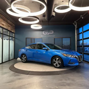 Blue 2021 Nissan Sentra SV for sale in Kaysville, UT