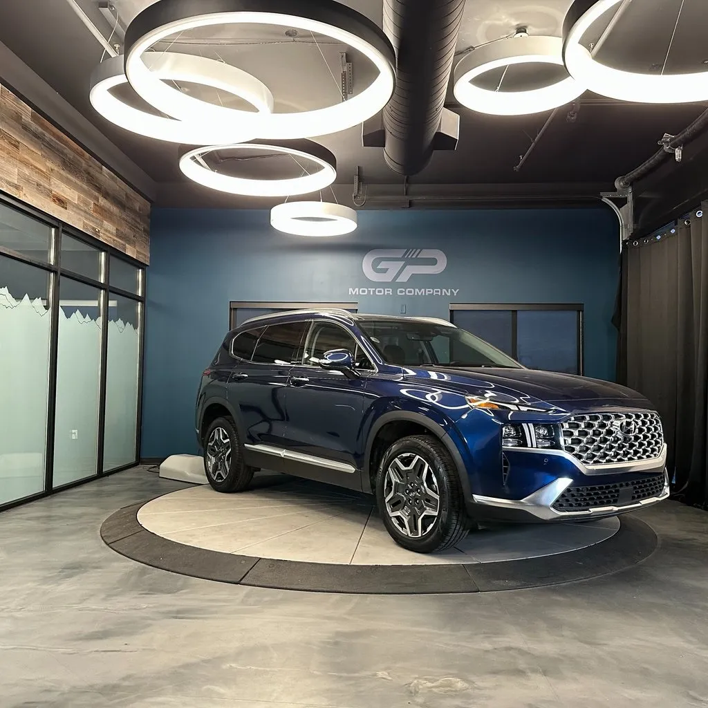 Blue 2022 Hyundai Santa Fe Limited for sale in Kaysville, UT