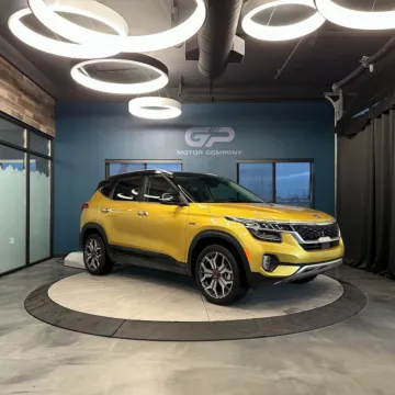 Yellow 2021 Kia Seltos SX for sale in Kaysville, UT