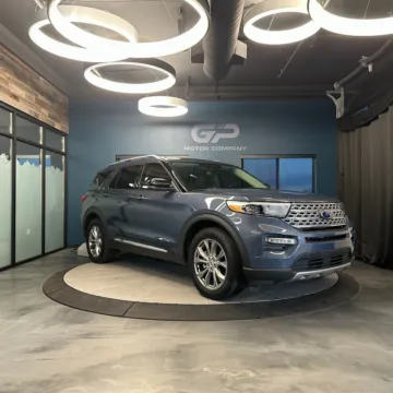 Blue 2021 Ford Explorer Limited for sale in Kaysville, UT