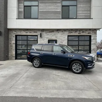 Blue 2019 INFINITI QX80 LUXE for sale in Kaysville, UT