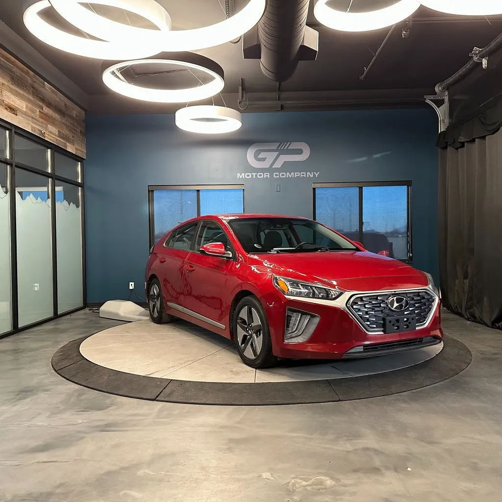 Red 2021 Hyundai Ioniq Hybrid SEL for sale in Kaysville, UT