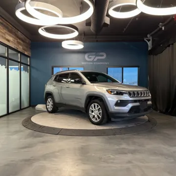Silver 2023 Jeep Compass Latitude Lux for sale in Kaysville, UT